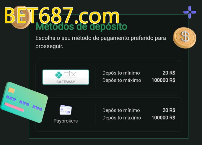 O cassino BET687.combet oferece uma grande variedade de métodos de pagamento